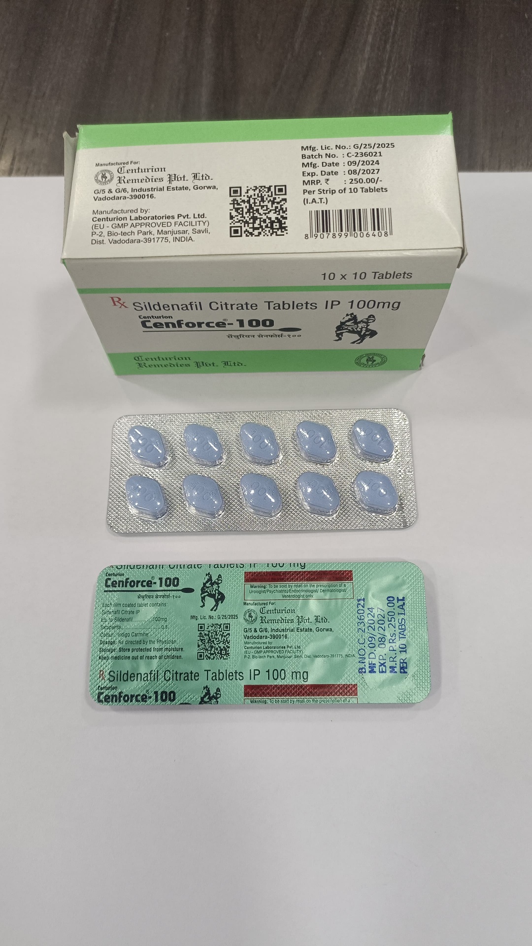 Cenforce 50 Mg pack